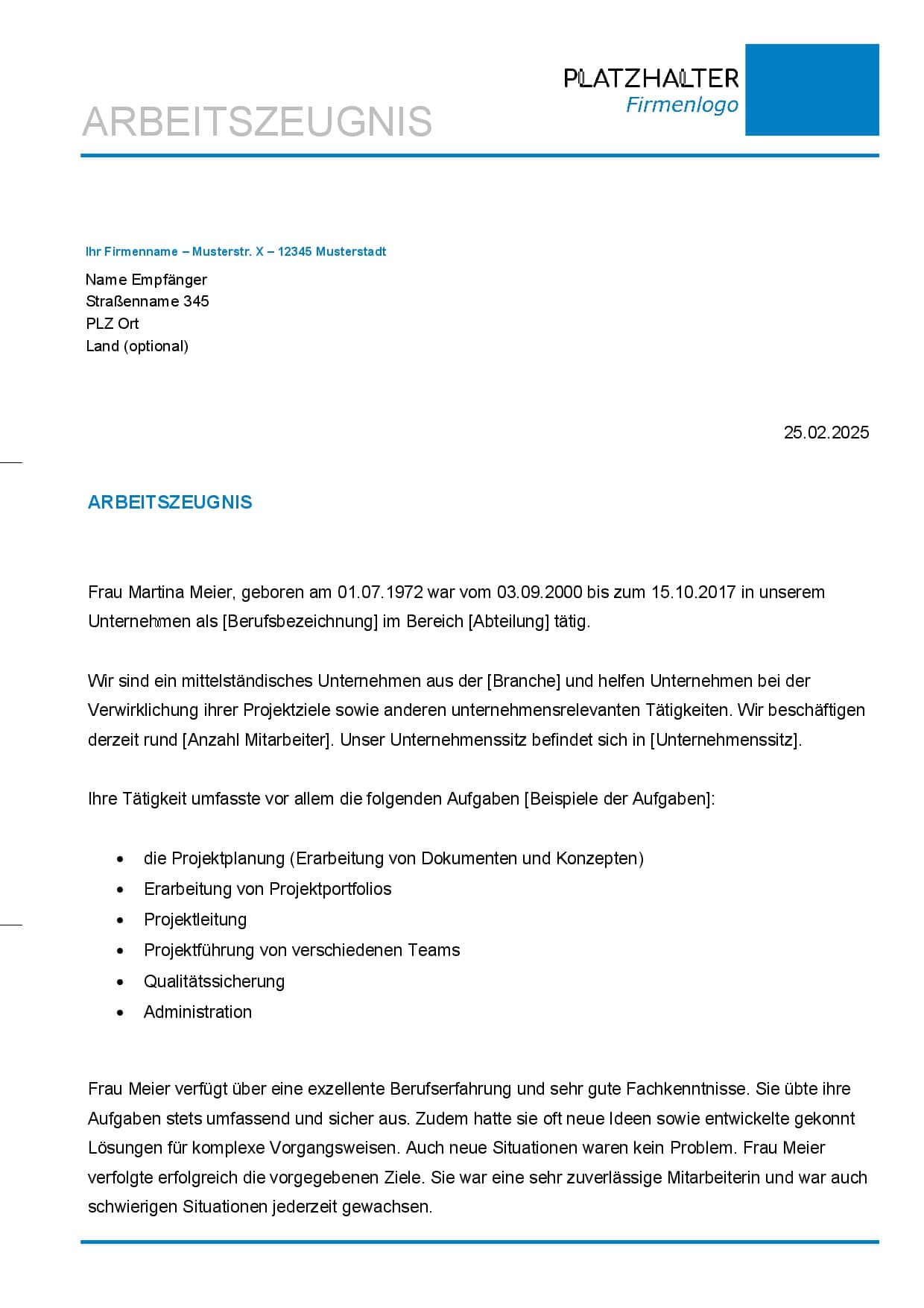 befriedigendes arbeitszeugnis was tun LU-Rechtstipp: Streit um das Arbeitszeugnis main image 1