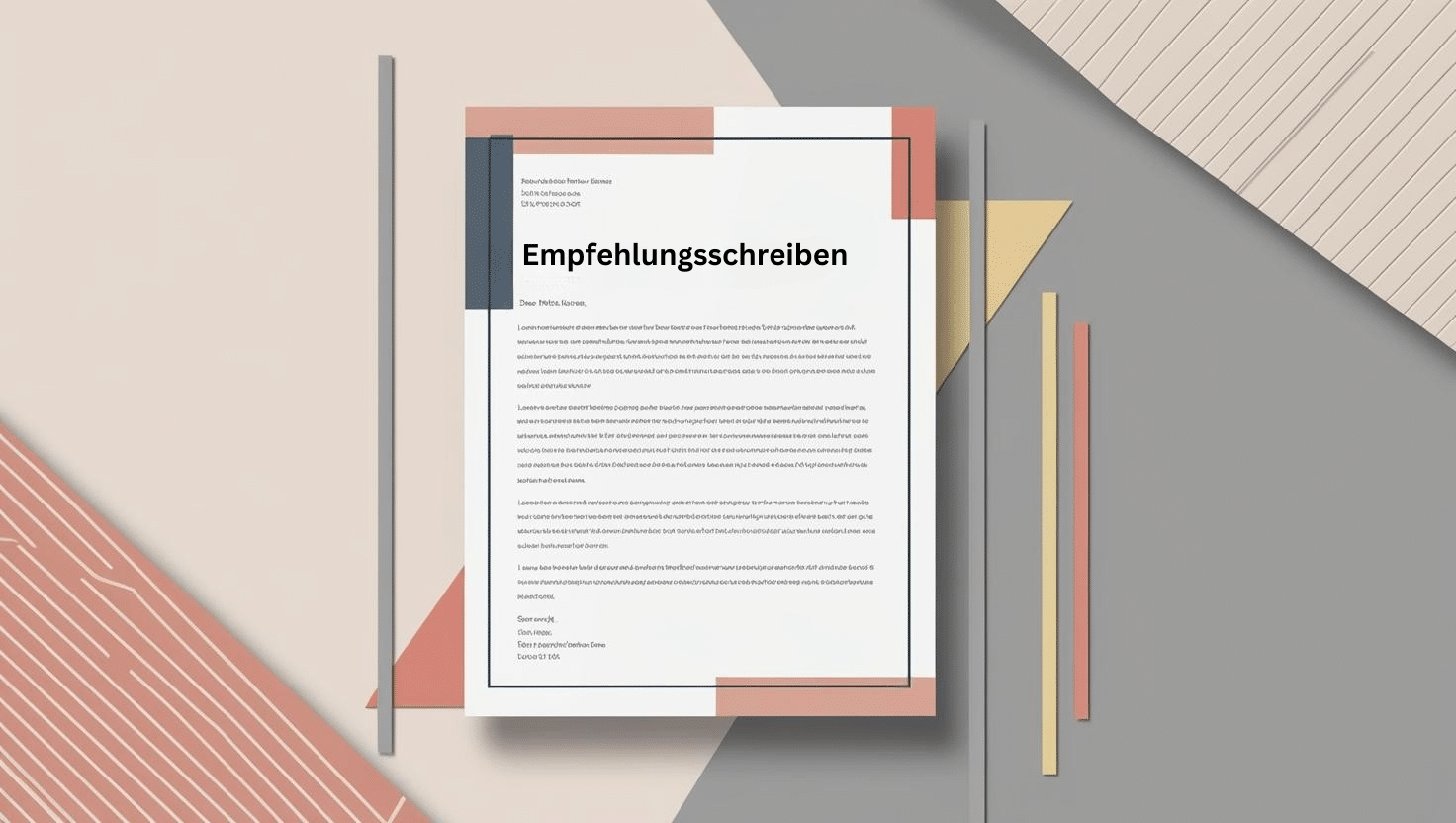 Empfehlungsschreiben Empfehlungsschreiben