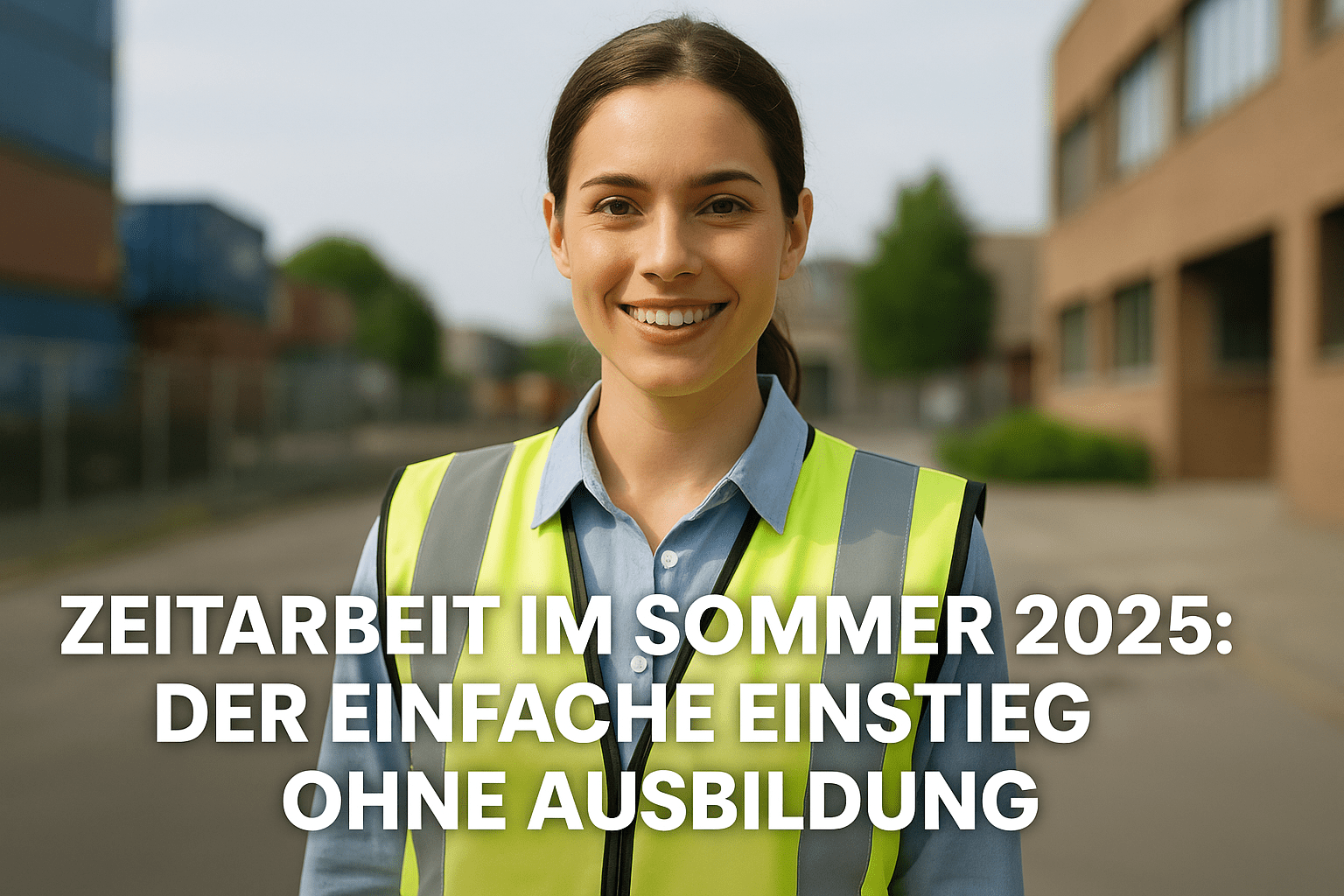 Zeitarbeit im Sommer