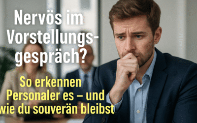 Nervosität im Vorstellungsgespräch: So erkennen Personaler sie – und wie du souverän bleibst