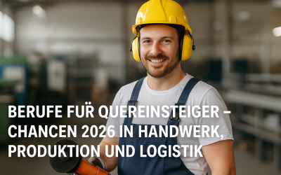 Berufe für Quereinsteiger – Chancen 2026 in Handwerk, Produktion und Logistik