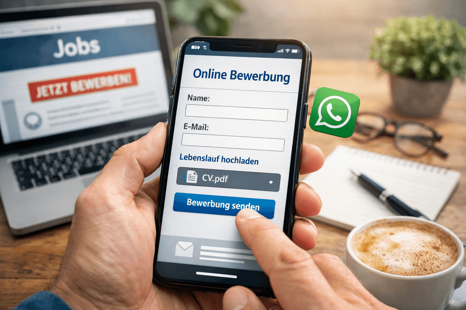 Bewerben Mit Dem Handy