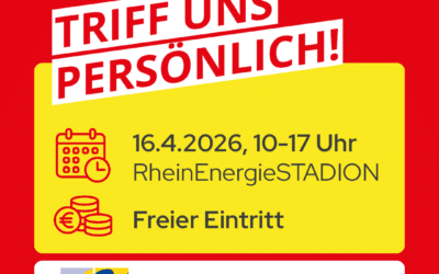 Karrieretag Köln 2026: Triff adevis im RheinEnergieSTADION (Stand 8)