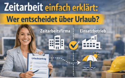 Zeitarbeit einfach erklärt: Wer entscheidet über Urlaub?