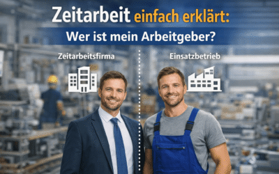 Zeitarbeit einfach erklärt: Wer ist mein Arbeitgeber?