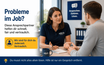 Jobprobleme lösen: Ansprechpartner im Job – wen du bei Problemen fragen kannst