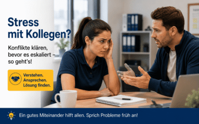 Jobprobleme lösen: Stress mit Kollegen – Konflikte klären, bevor es eskaliert